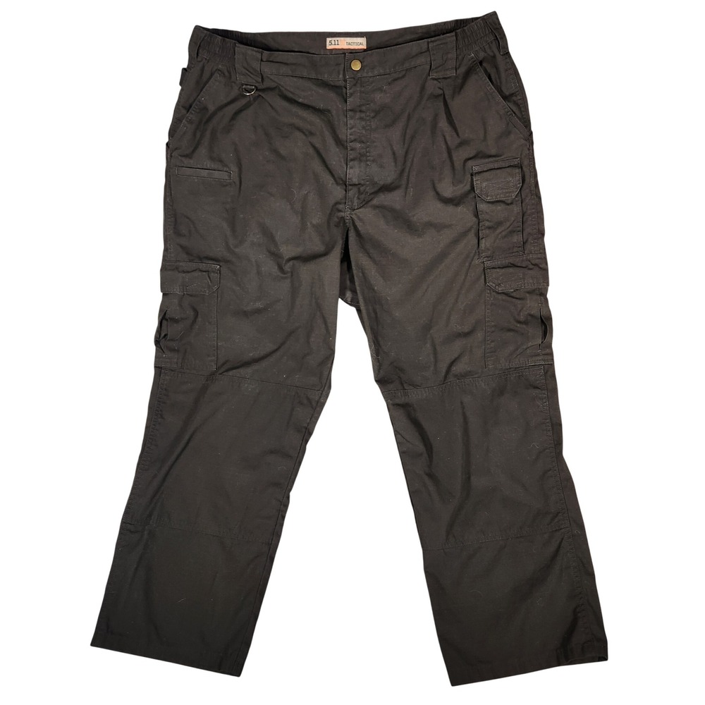 5.11 Tactical Cargo Pants Mens 42x34 Black Excellent Ripstop Utility 74273-019